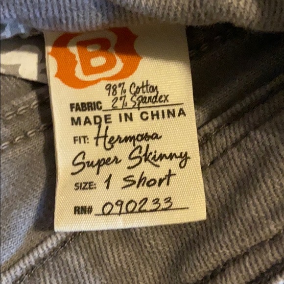 SIZE 1 Reg Bullhead GREY Jeans - Picture 5 of 10